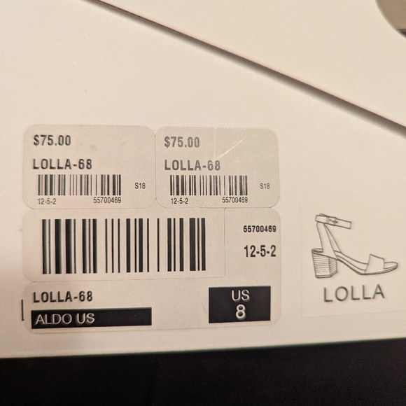 Aldo open toe block heel sandals - Picture 5 of 6